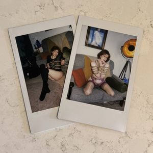 3 Custom Autographed Polaroids