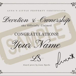 Little Property Certificate