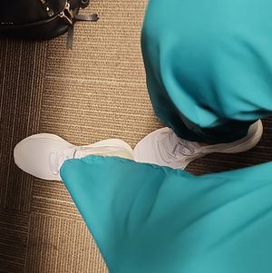 Lavender New Balance Work Shoes