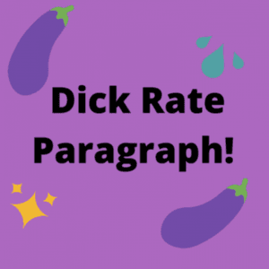 Written Cock Rating
