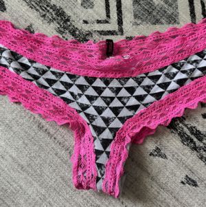 Pink Lace Cheeky Panties