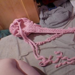Ruffled bra