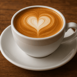 Treat me to a cappuccino