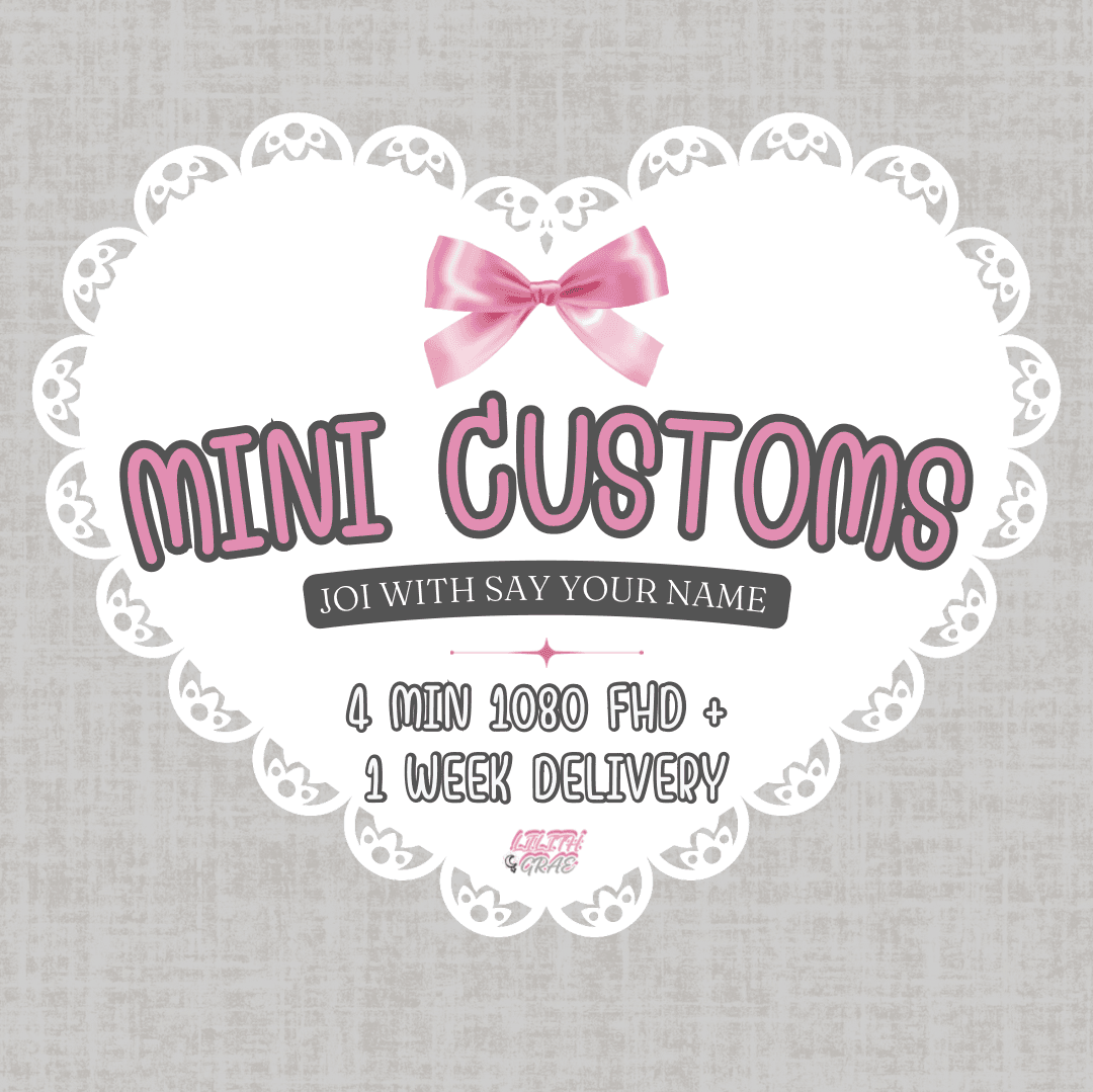 Mini Customs 4 Min 1080 FHD JOI with Name Included
