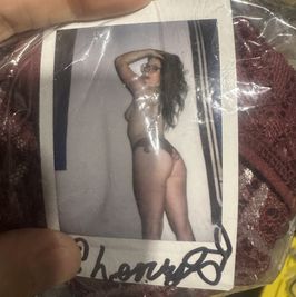 Maroon Lace Panty Slut Sunrae_Fae Polaroid