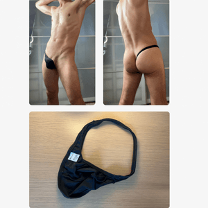Mens Asymmetrical Thong Bikini