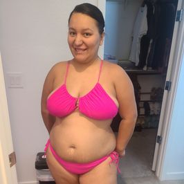 Pink bikini