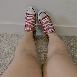 Red converse