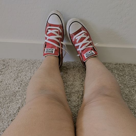 Red converse
