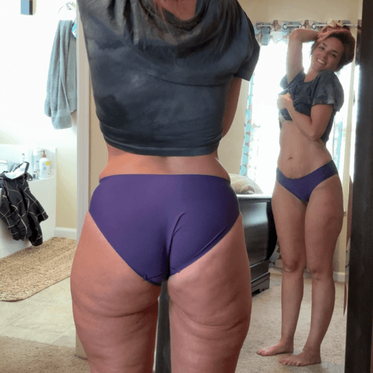 Purple satin fullbacks