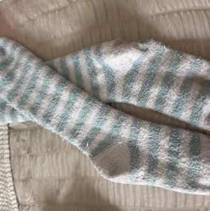 Knee-high fuzzy socks