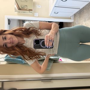 Teal leggings