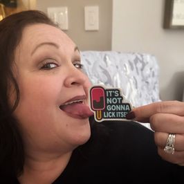 Its not going to lick itself decal