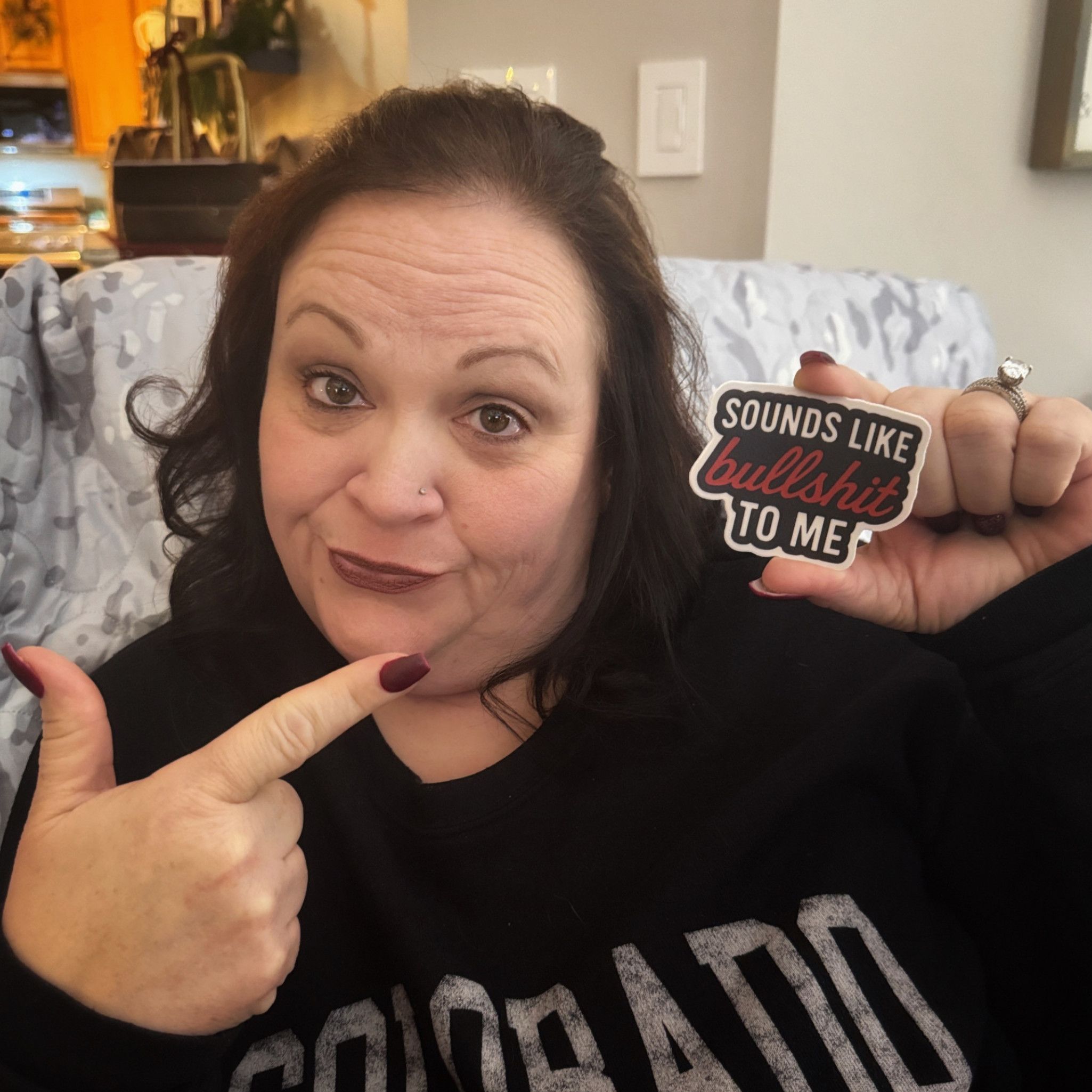 Smells like Bull to me decal