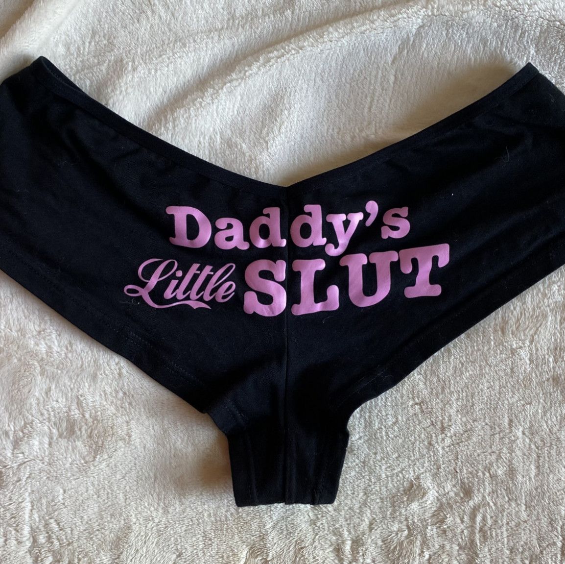 Daddys Little Slut cheeky thong panties