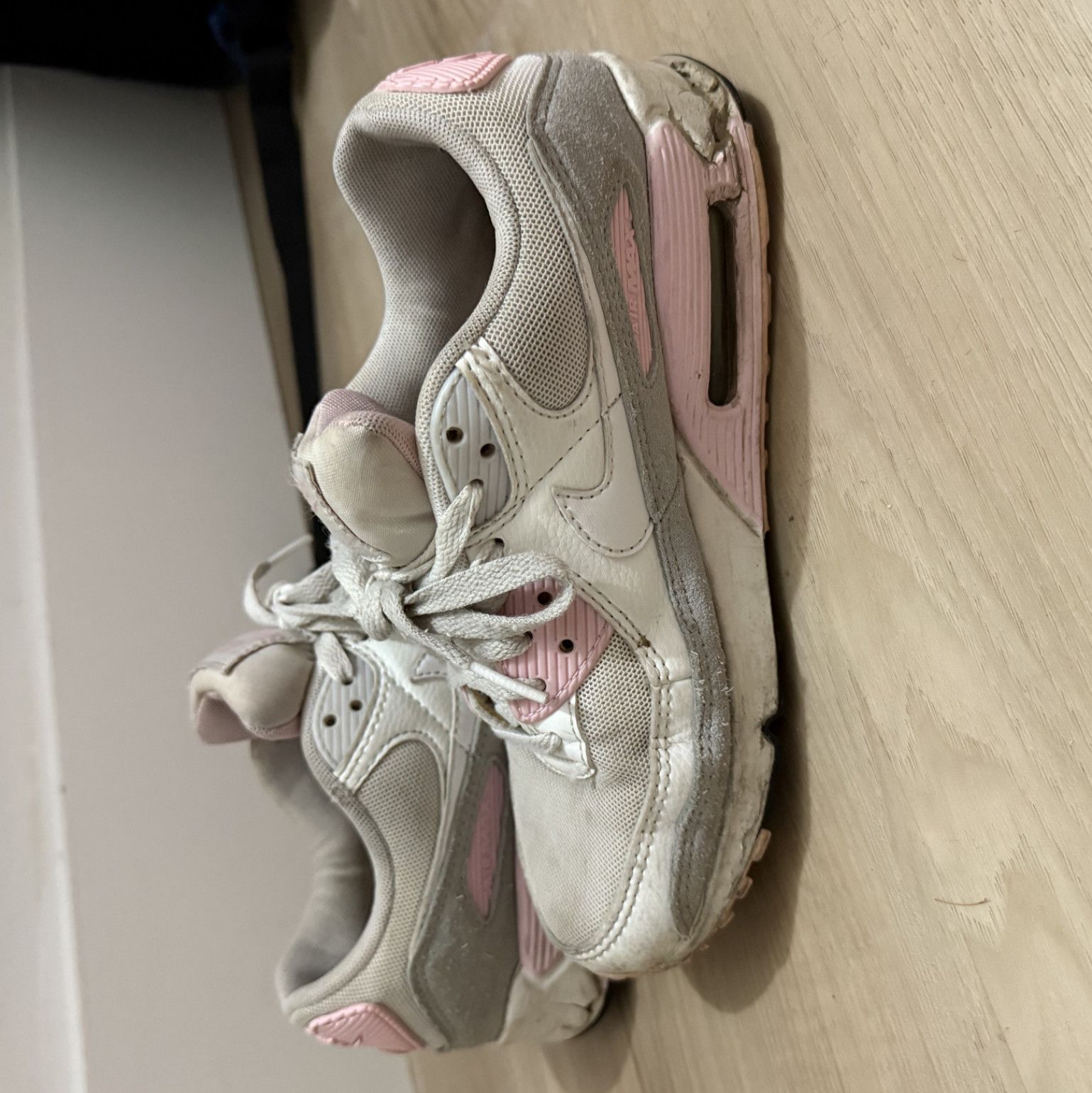Pink and gray Nike Air Max Sneakers