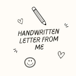 Handwritten Letter from Me