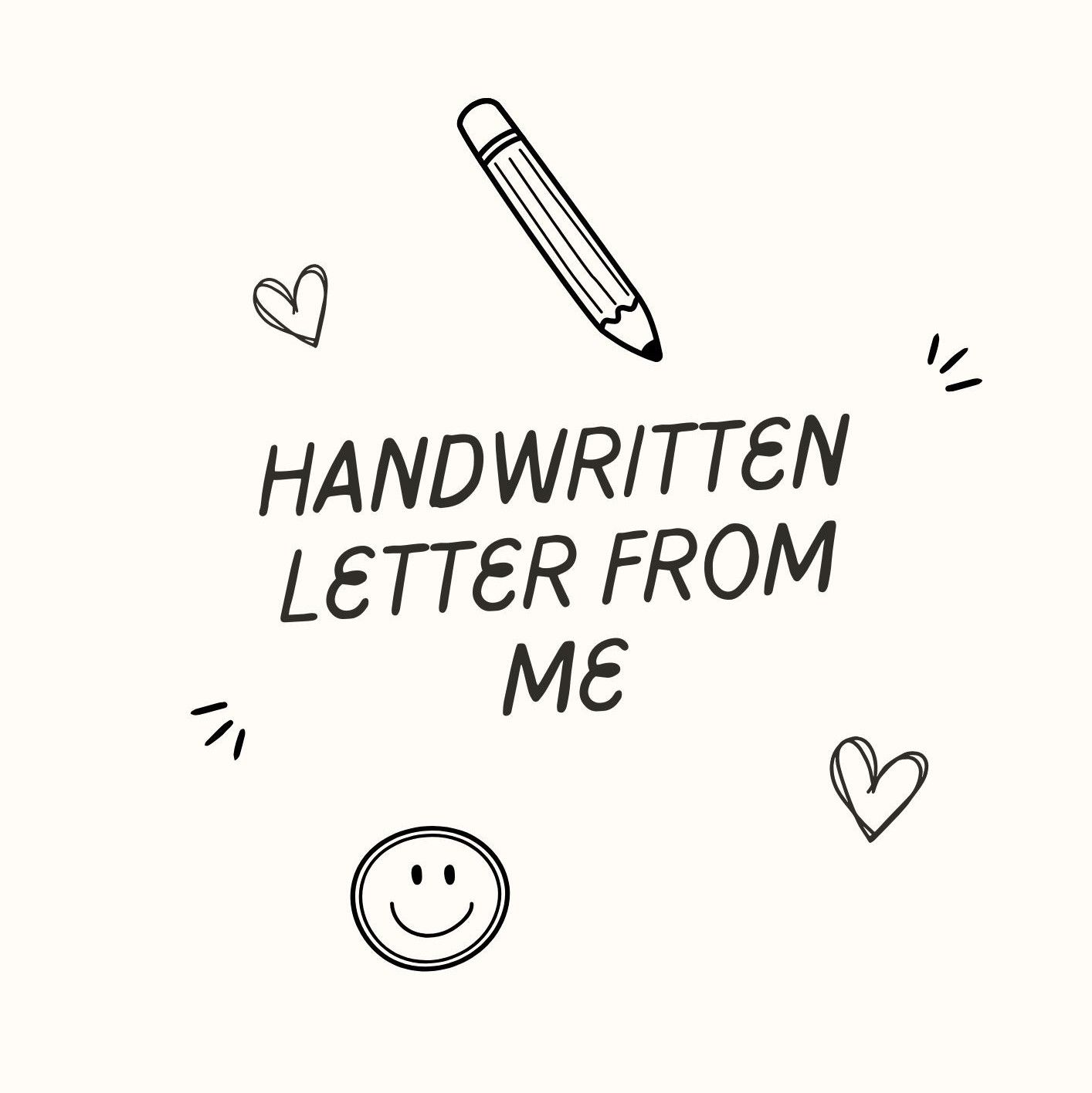 Handwritten Letter from Me