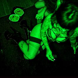 Thigh high previously worn