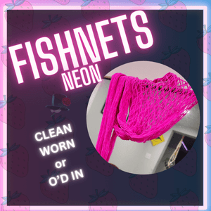 Neon fishnets