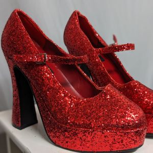 Pleaser Maryjane red