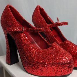 Pleaser Maryjane red