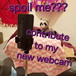 spoil me AND yourself: upgrade me to a webcam!!