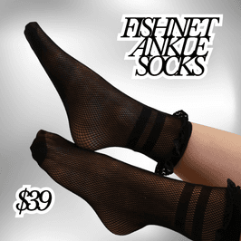 Fishnet Ankle Socks
