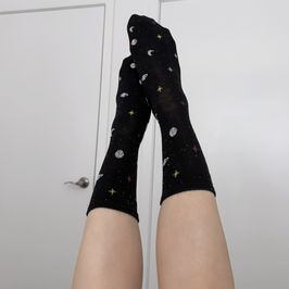 Black Galaxy Socks