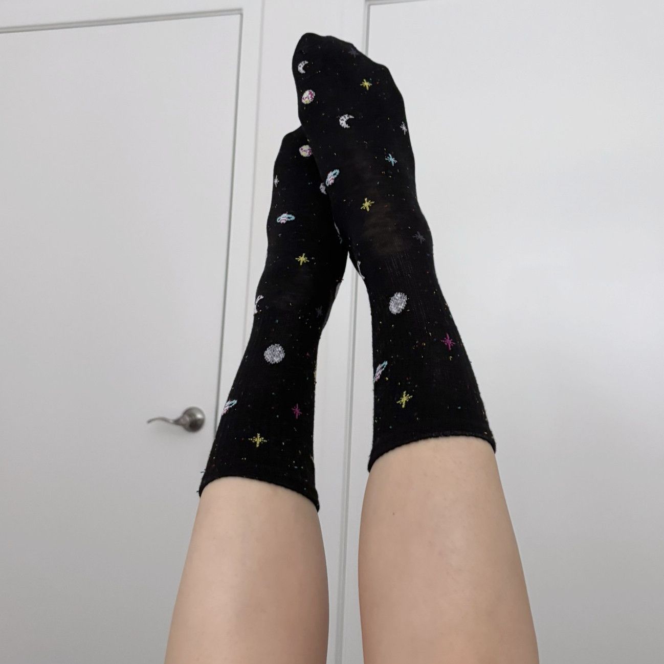 Black Galaxy Socks