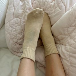 Happy Cream Sockies