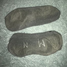 4 Day Old Socks with Handwritten Initials