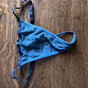 Well Worn Turqoise G String Panties