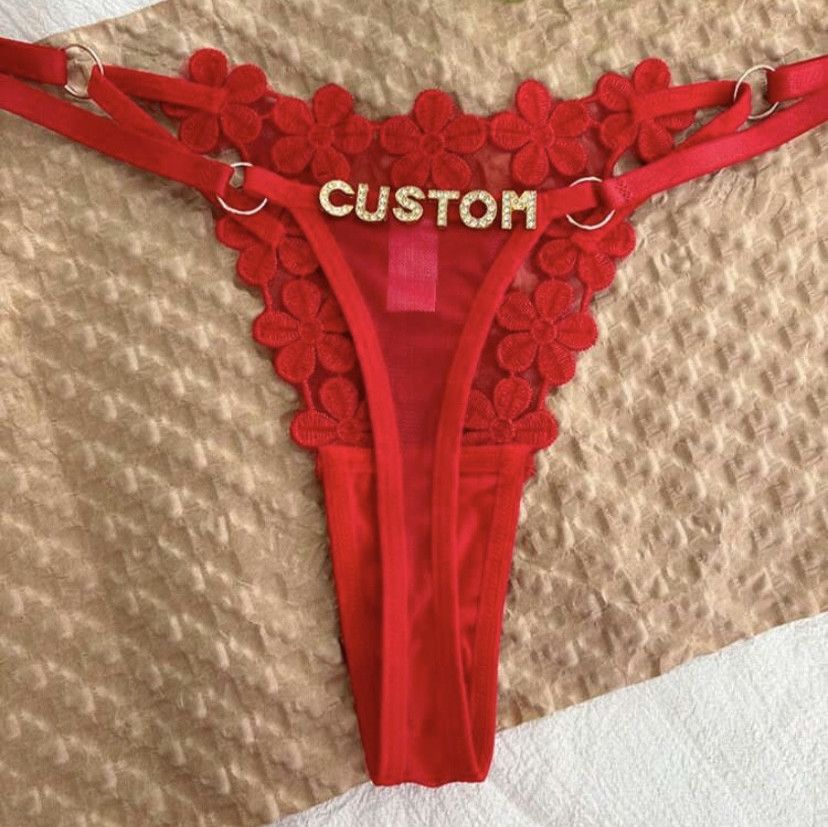 CUSTOM PANTY WITH YOUR NAME
