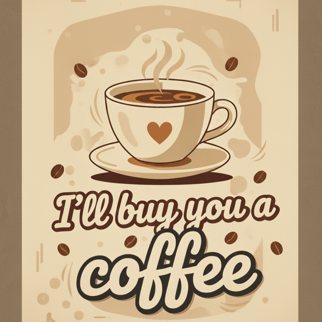 I will buy you a coffee