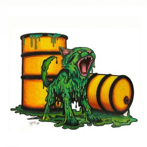 Nuclear Waste Art Print: 9x9