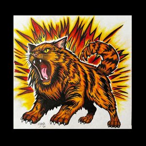 Explosive Art Print: 9x9