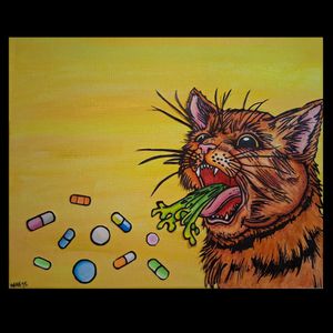 Take Your Pills Art Print: 10x8