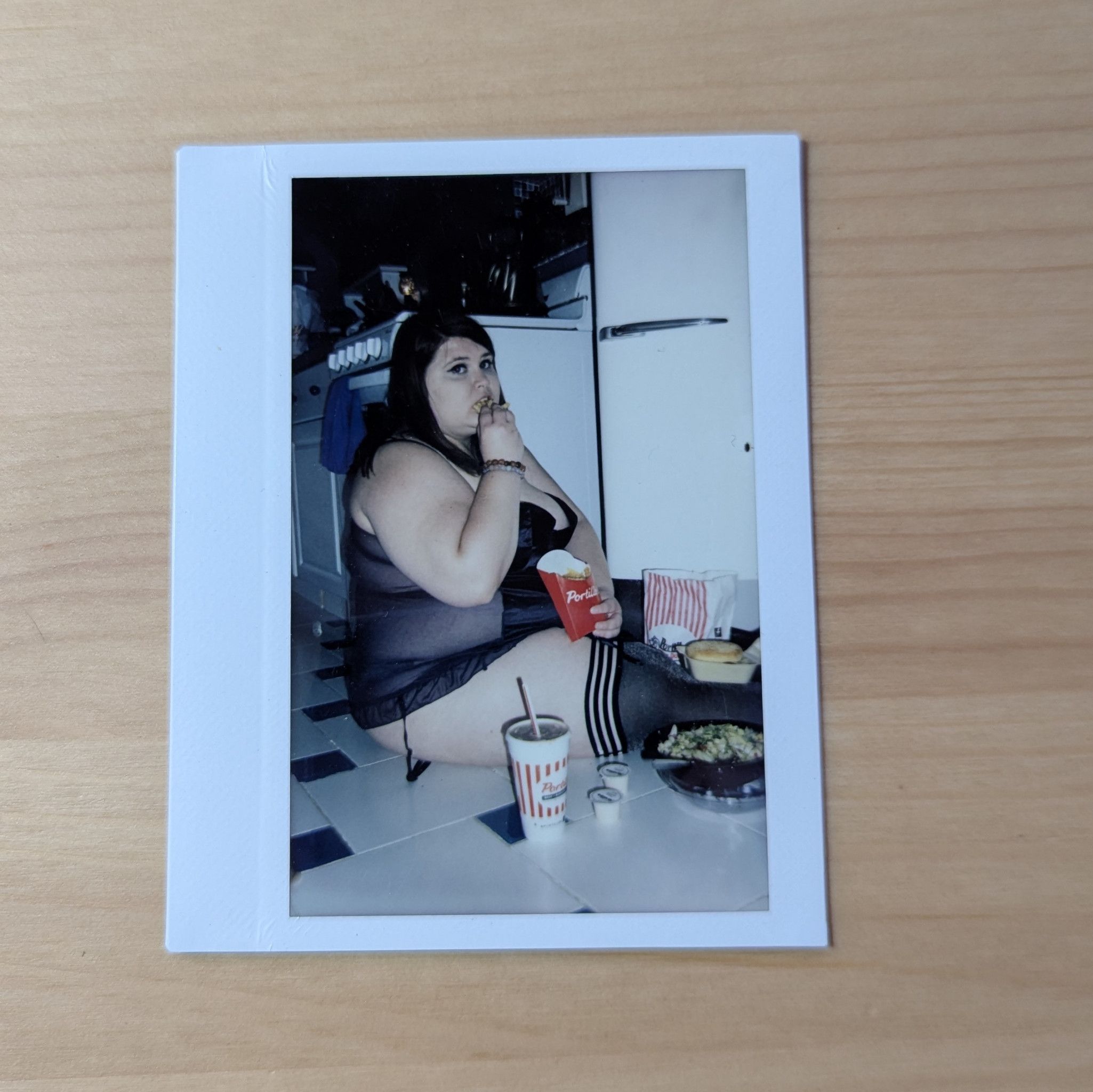 Plump Portillos Wood Polaroid