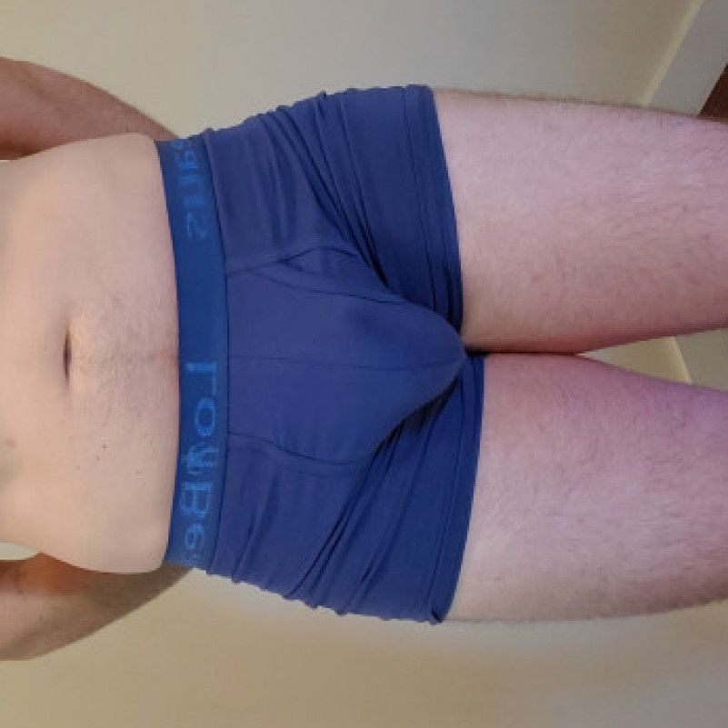 Blue boxerbriefs