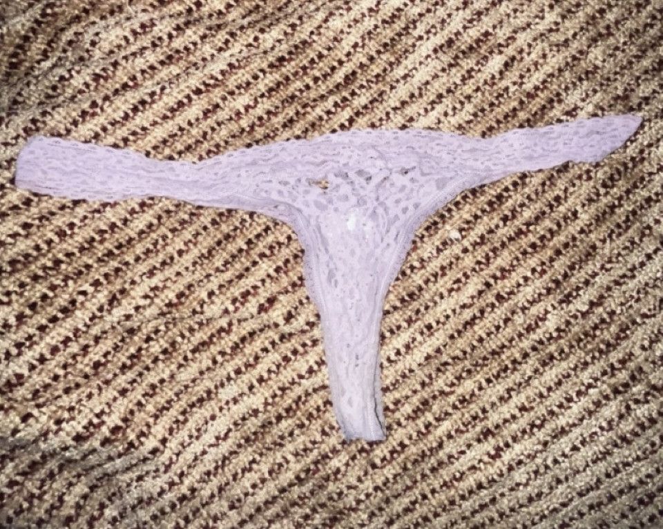 Very Well Worn Purple Thong