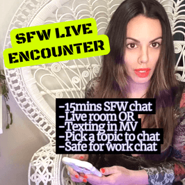 SFW Live Encounter or DMs