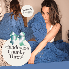 Handmade Chunky Cable Throw