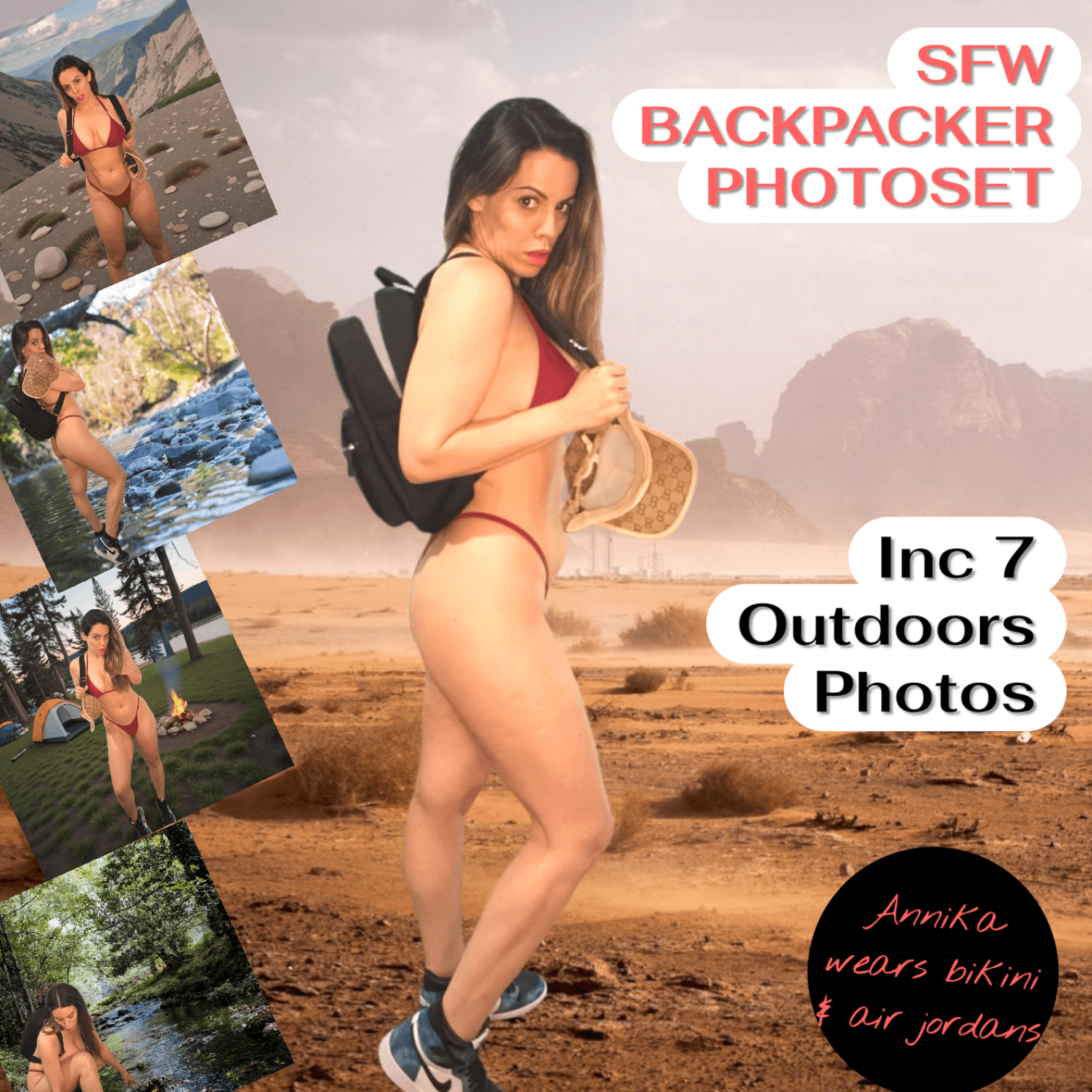 SFW Backpacker Photoset