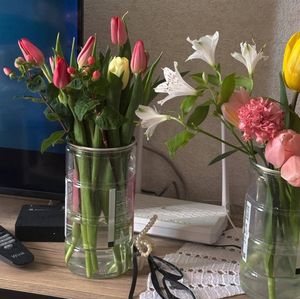 on flowers