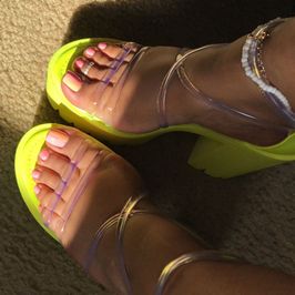 green heels