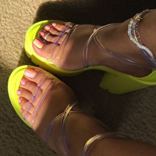 green heels