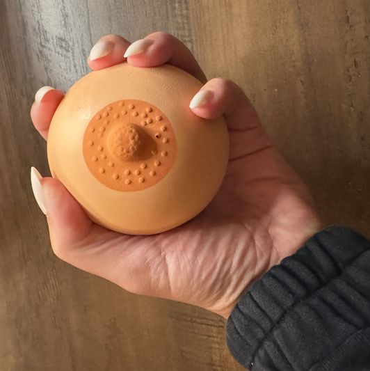 Personalized Elizabeth Skylar stress boob