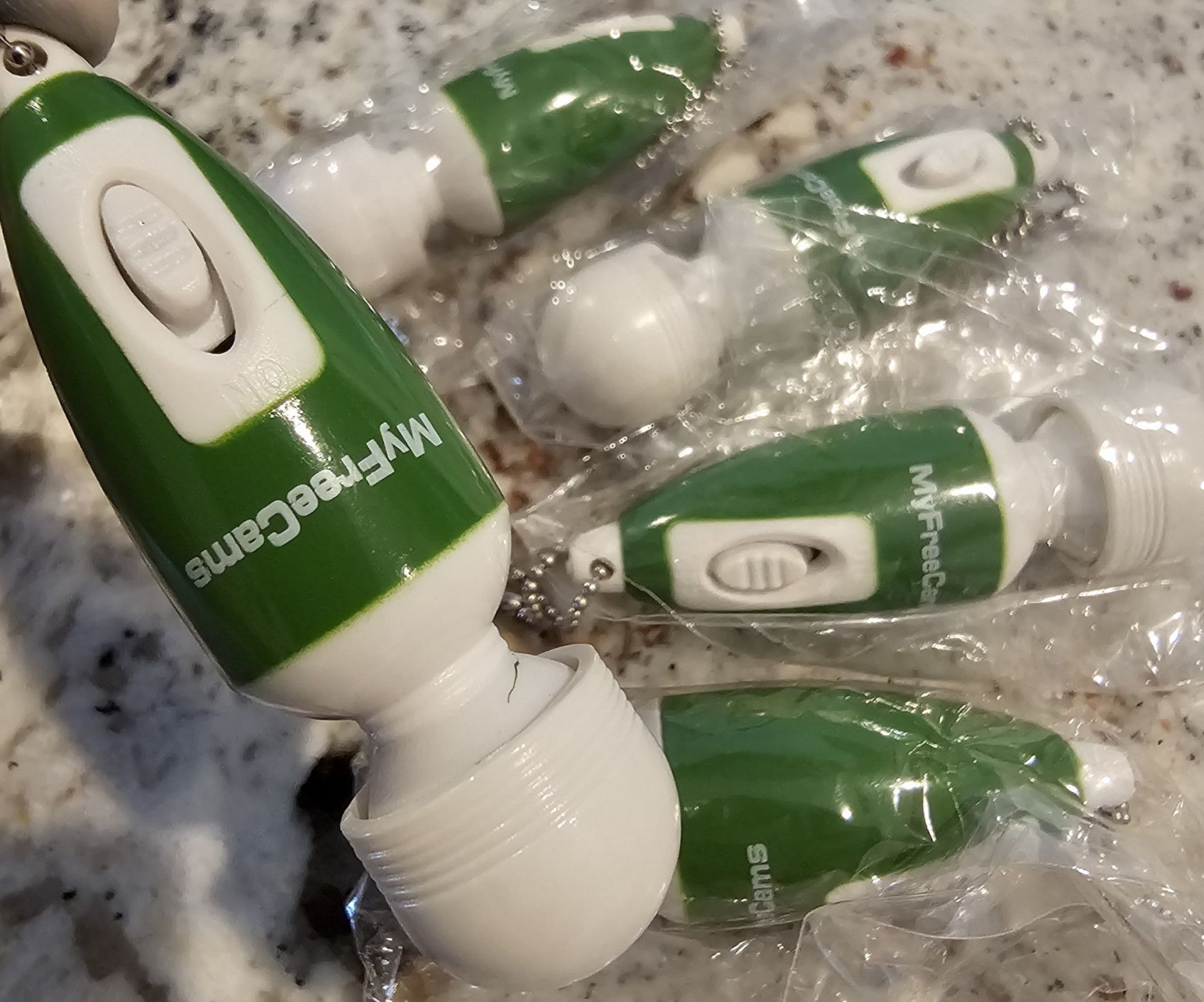 functional mini hitachi vibrator keychain