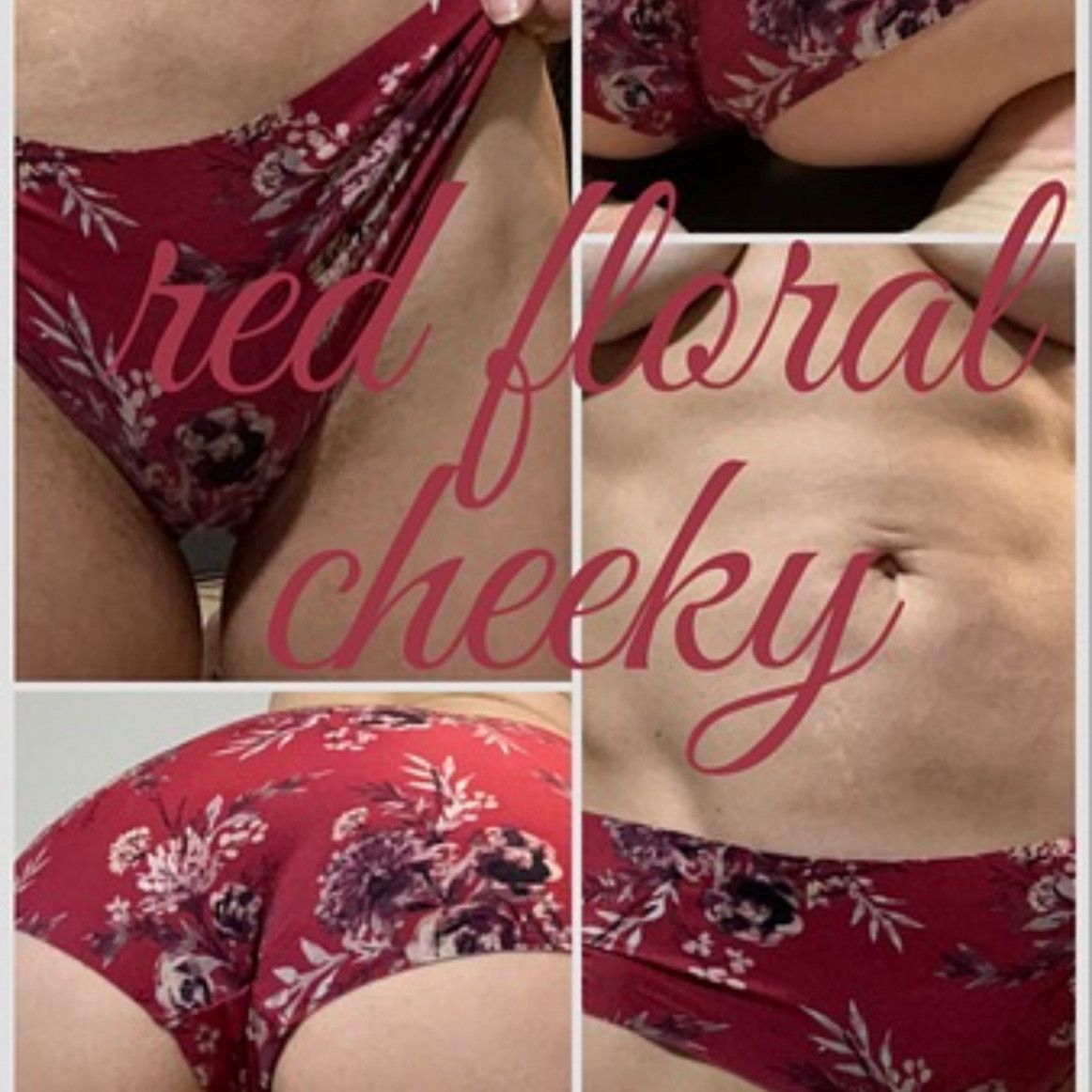 red floral cheeky